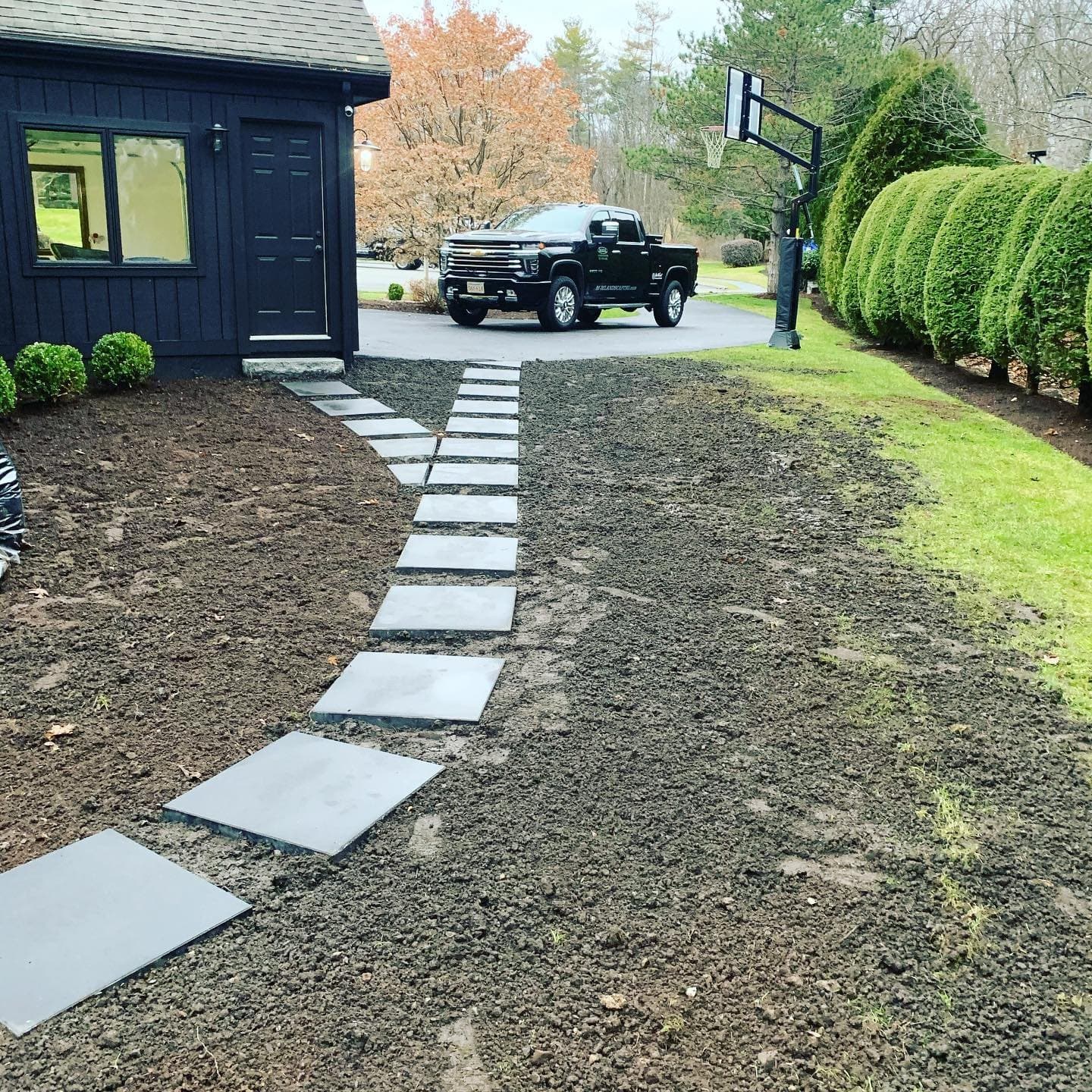 Bluestone stepping stones